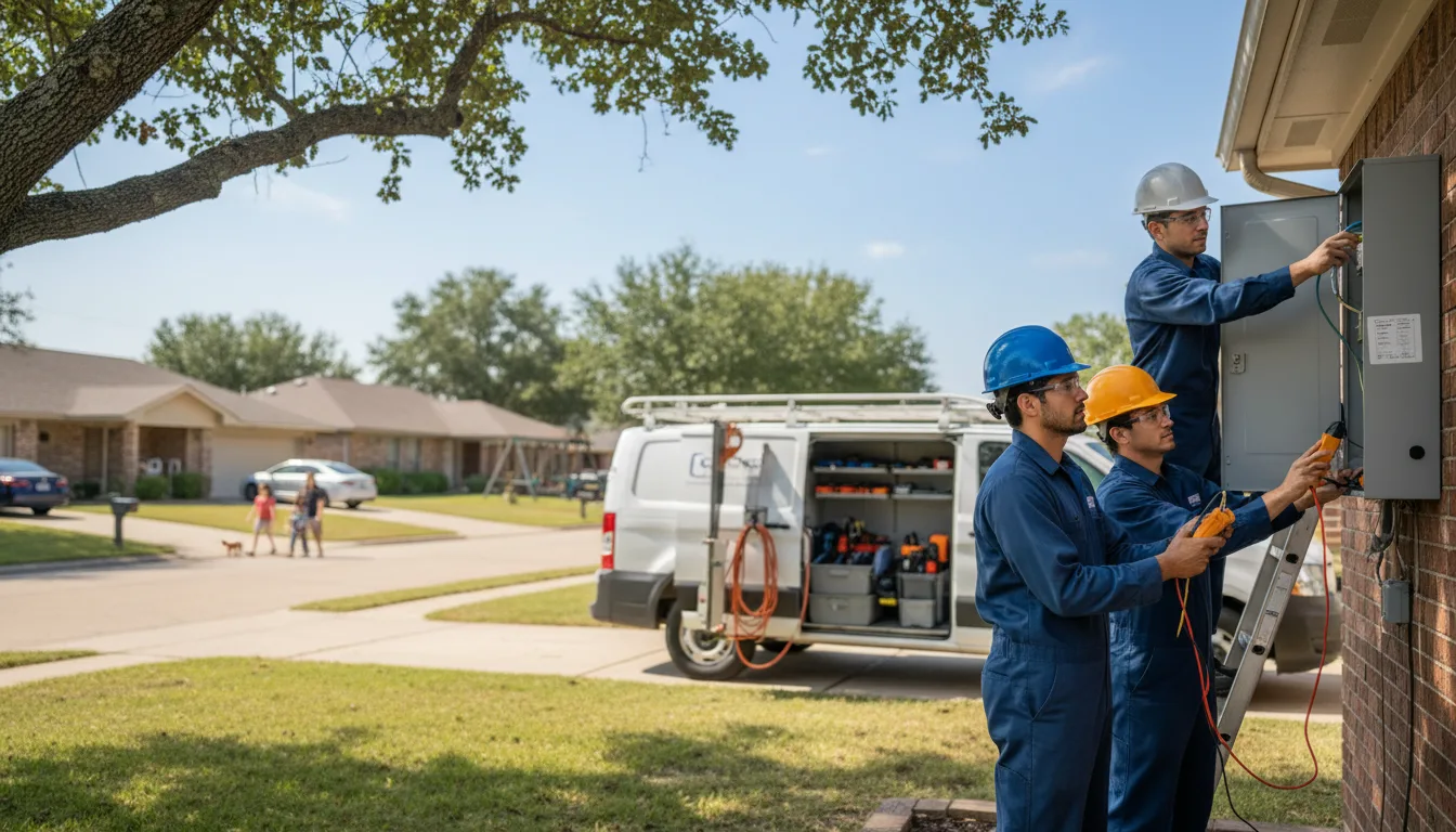 Certified electrician providing emergency electrical services in Booneville, MS